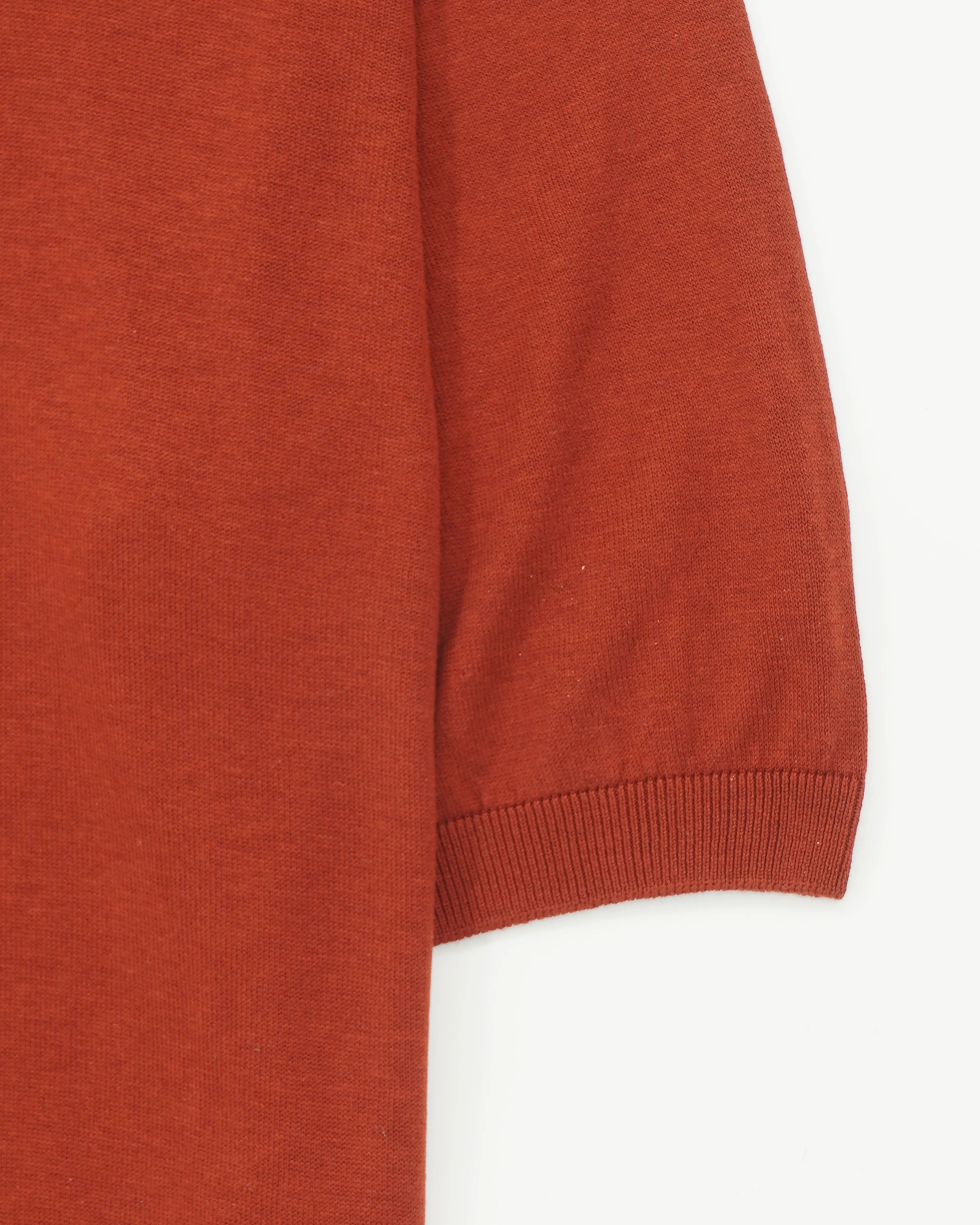 Gran Sasso Polo Shirt Pure Silk Red