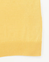 Gran Sasso Polo Shirt Pure Silk Yellow