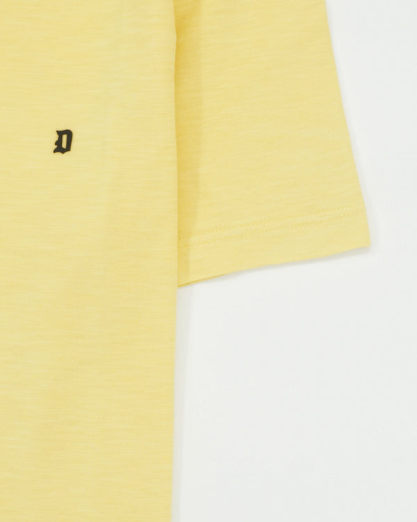 Dondup T-Shirt Washed Cotton Yellow