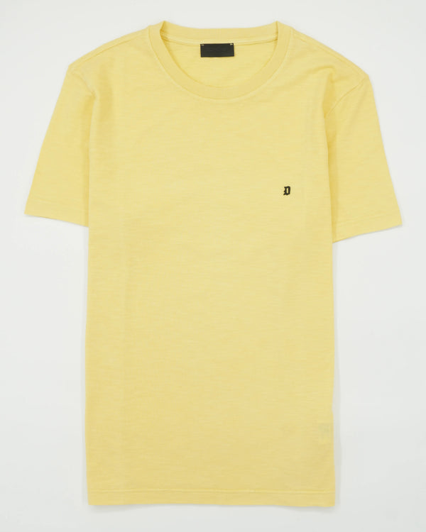 Dondup T-Shirt Washed Cotton Yellow