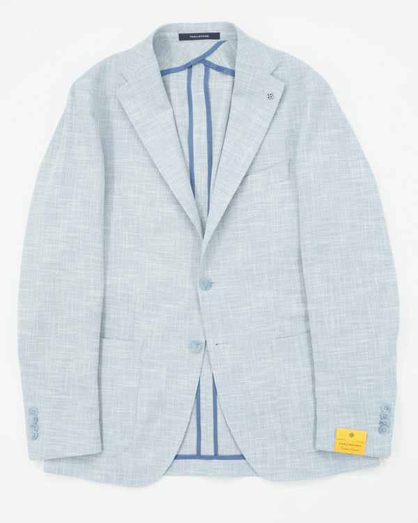 Tagliatore Jacket Silk Blend Light Blue