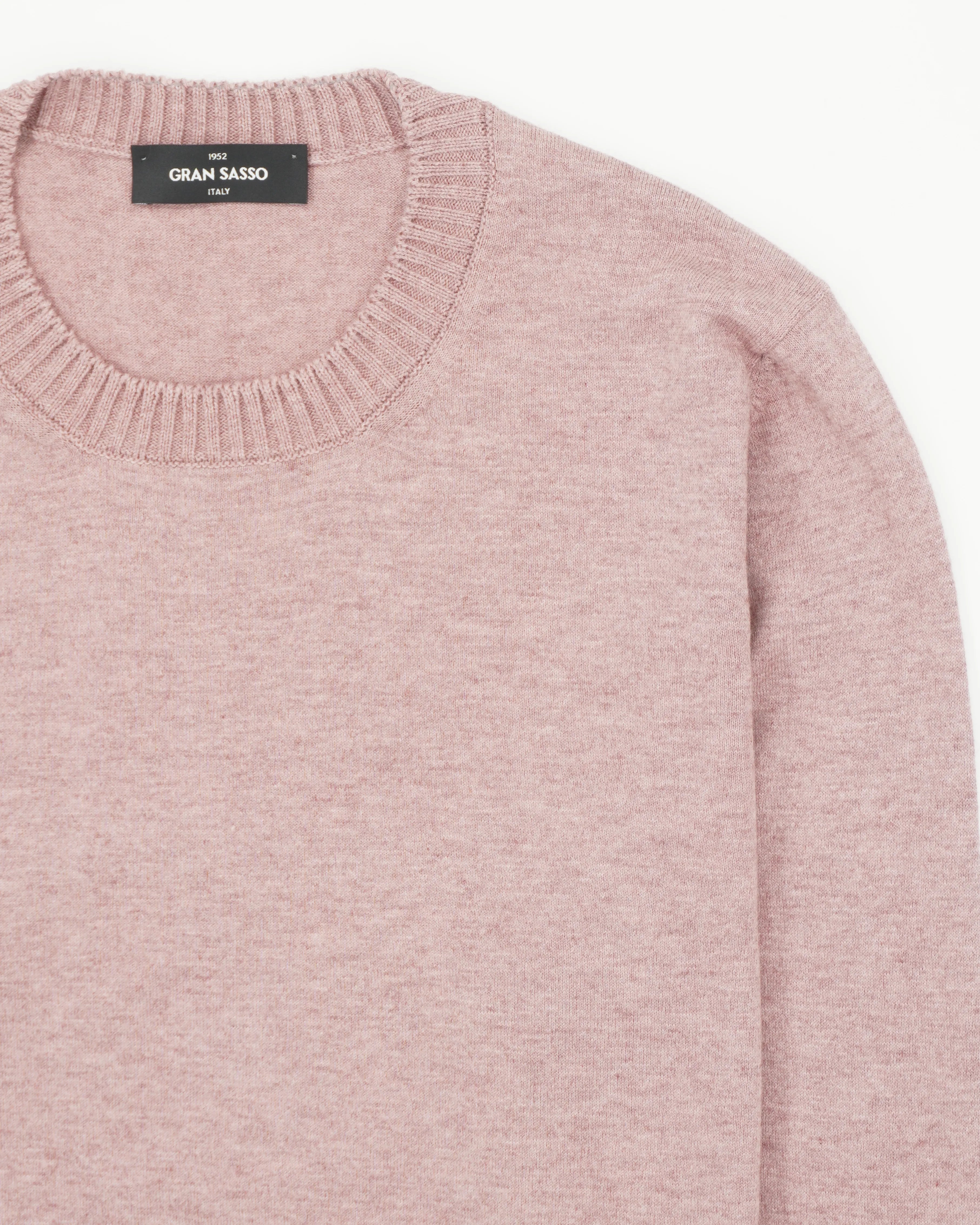 Gran Sasso Pullover Cotton Cashmere Light Red