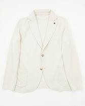 Gran Sasso Knitted Jacket Virgin Wool Cream