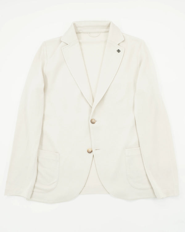 Gran Sasso Knitted Jacket Virgin Wool Cream