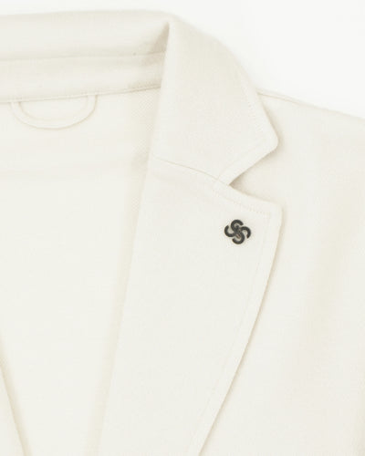 Gran Sasso Knitted Jacket Virgin Wool Cream