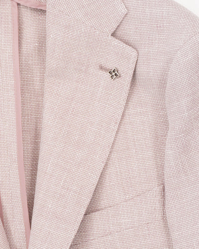 Tagliatore Jacket Linen Cotton Dusty Rose