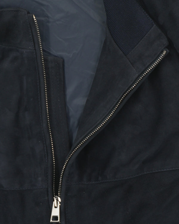 Zonda Vest Suede Unpadded Navy