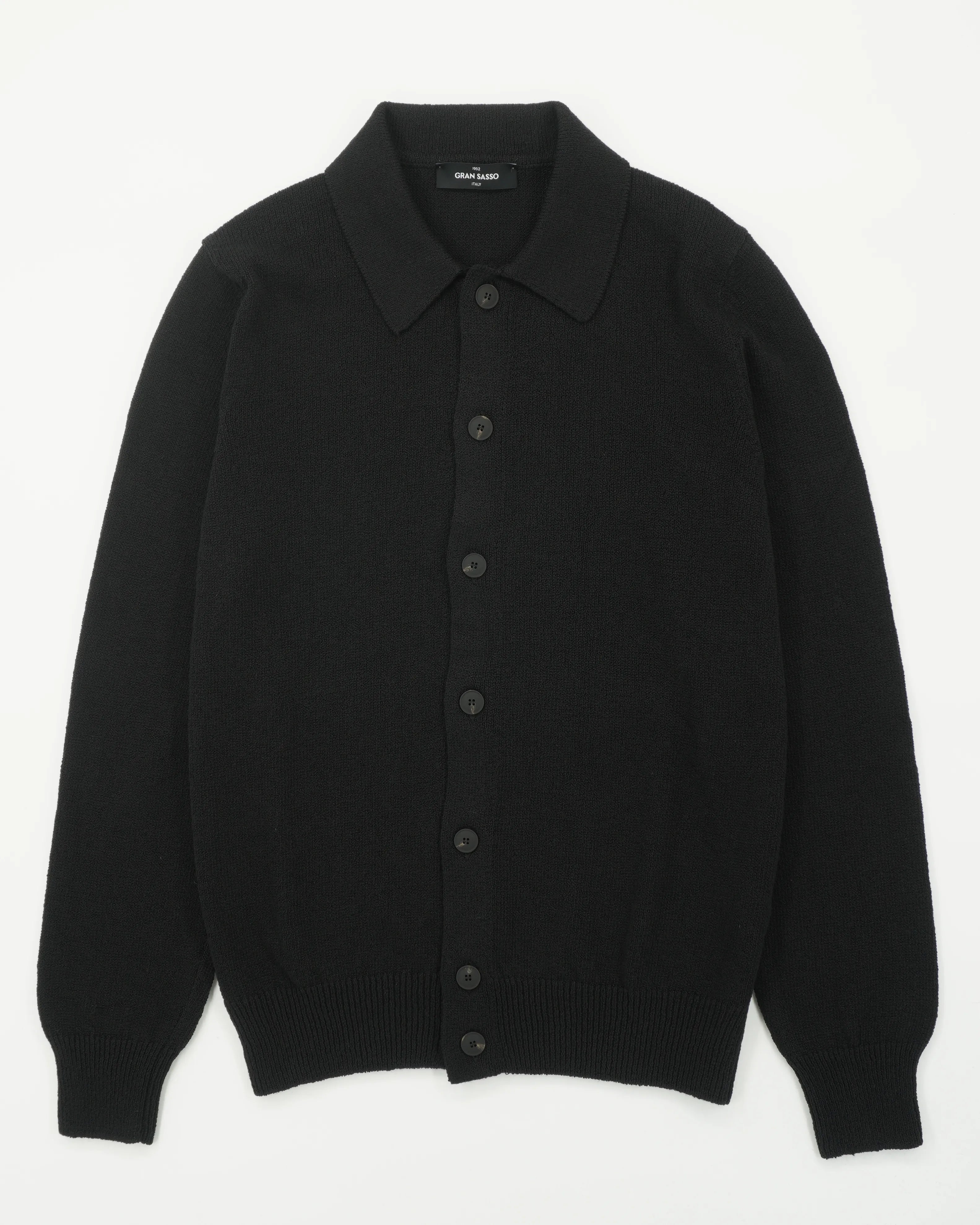 Gran Sasso Cardigan Cotton Cashmere Black