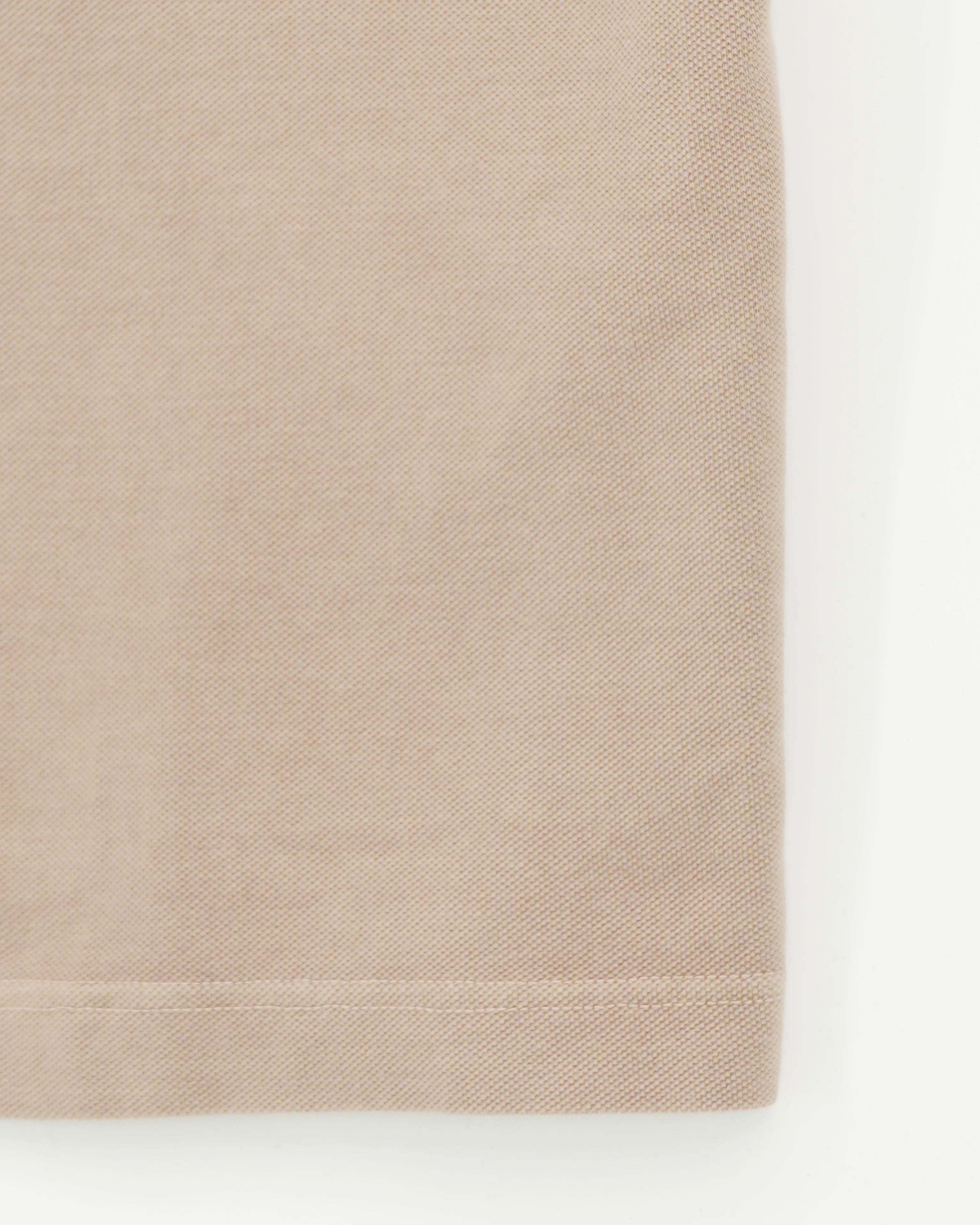 Sonrisa Polo Shirt Washed Cotton Light Brown