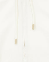 Gran Sasso Hoodie Cotton Cashmere Cream White