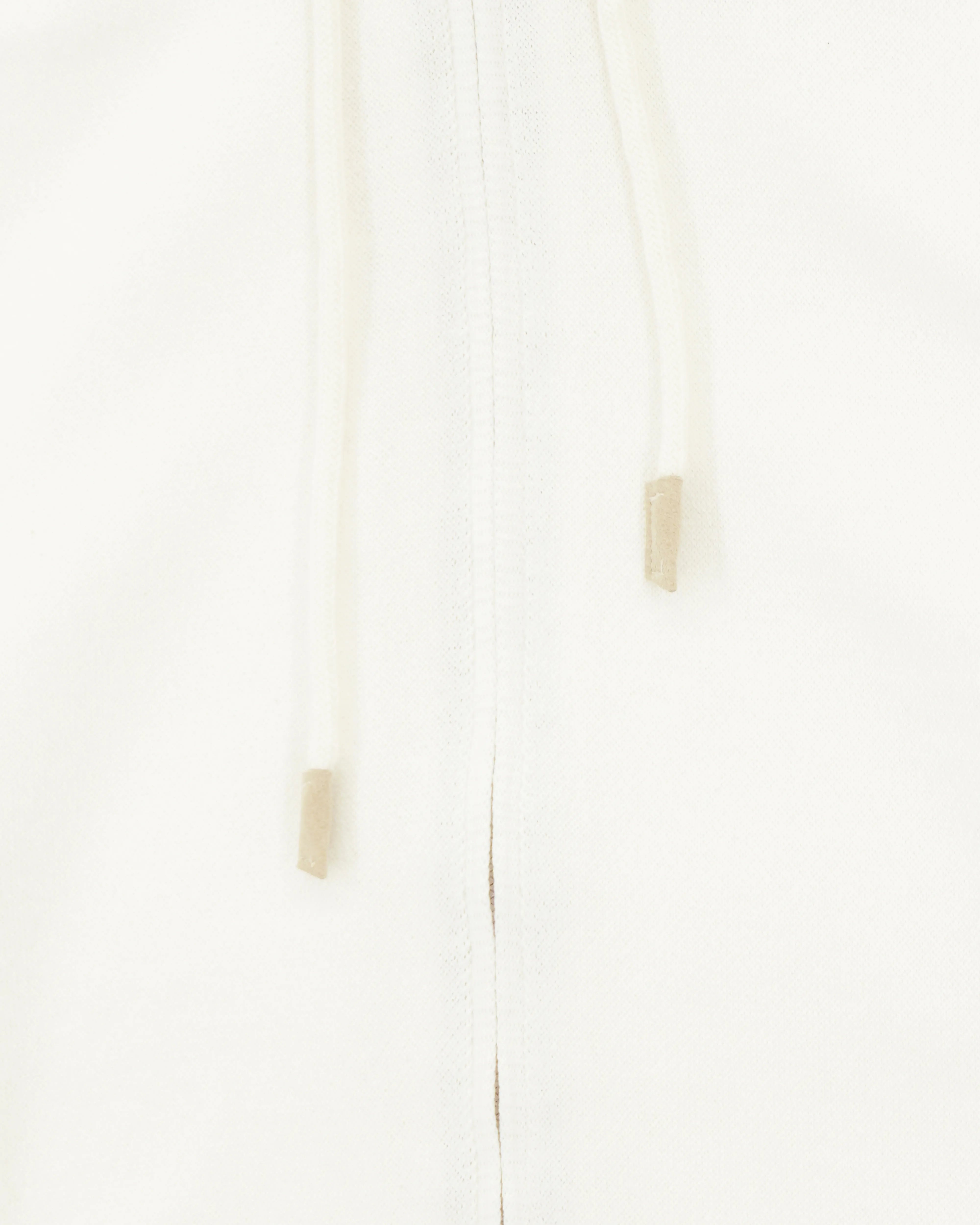 Gran Sasso Hoodie Cotton Cashmere Cream White