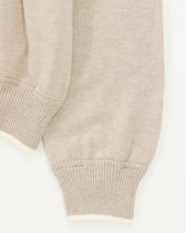 Gran Sasso Hoodie Cotton Cashmere Beige