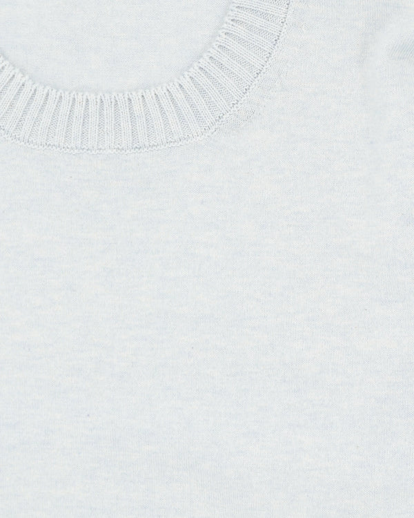 Gran Sasso Pullover Cotton Cashmere Light Blue
