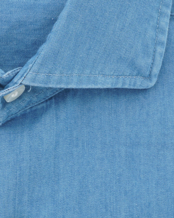 Sonrisa Shirt Washed Denim Medium Blue