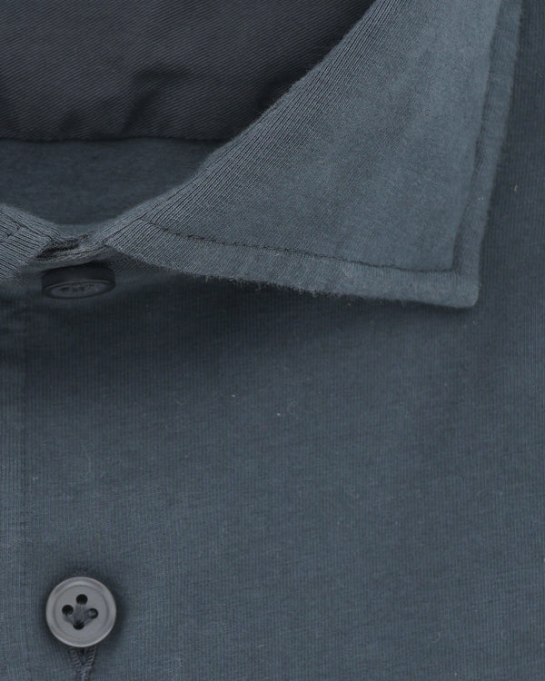 Sonrisa Shirt Washed Cotton Jersey Grey