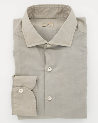Sonrisa Shirt Lightweight Cotton Stretch Light Beige