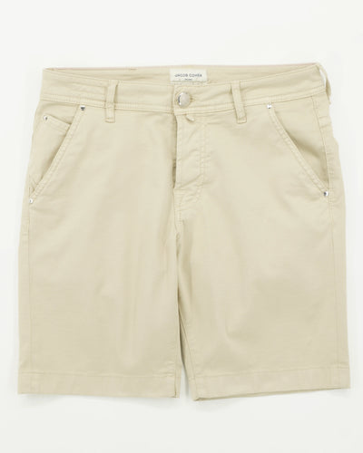 Jacob Cohen Shorts Lou Garment Dyed Light Beige