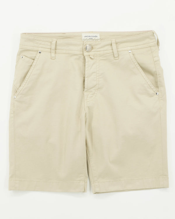 Jacob Cohen Shorts Lou Garment Dyed Light Beige