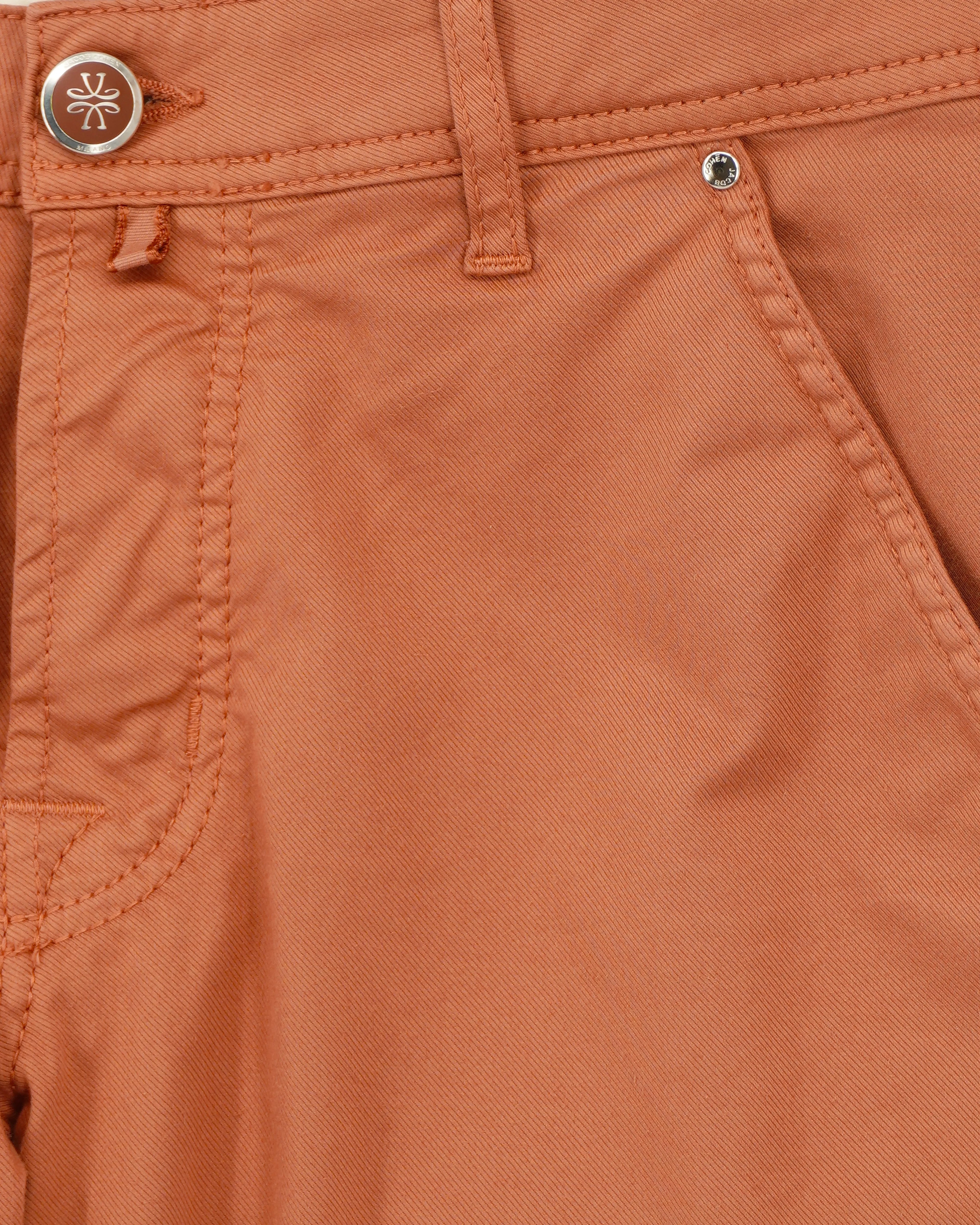 Jacob Cohen Shorts Lou Garment Dyed Terracotta