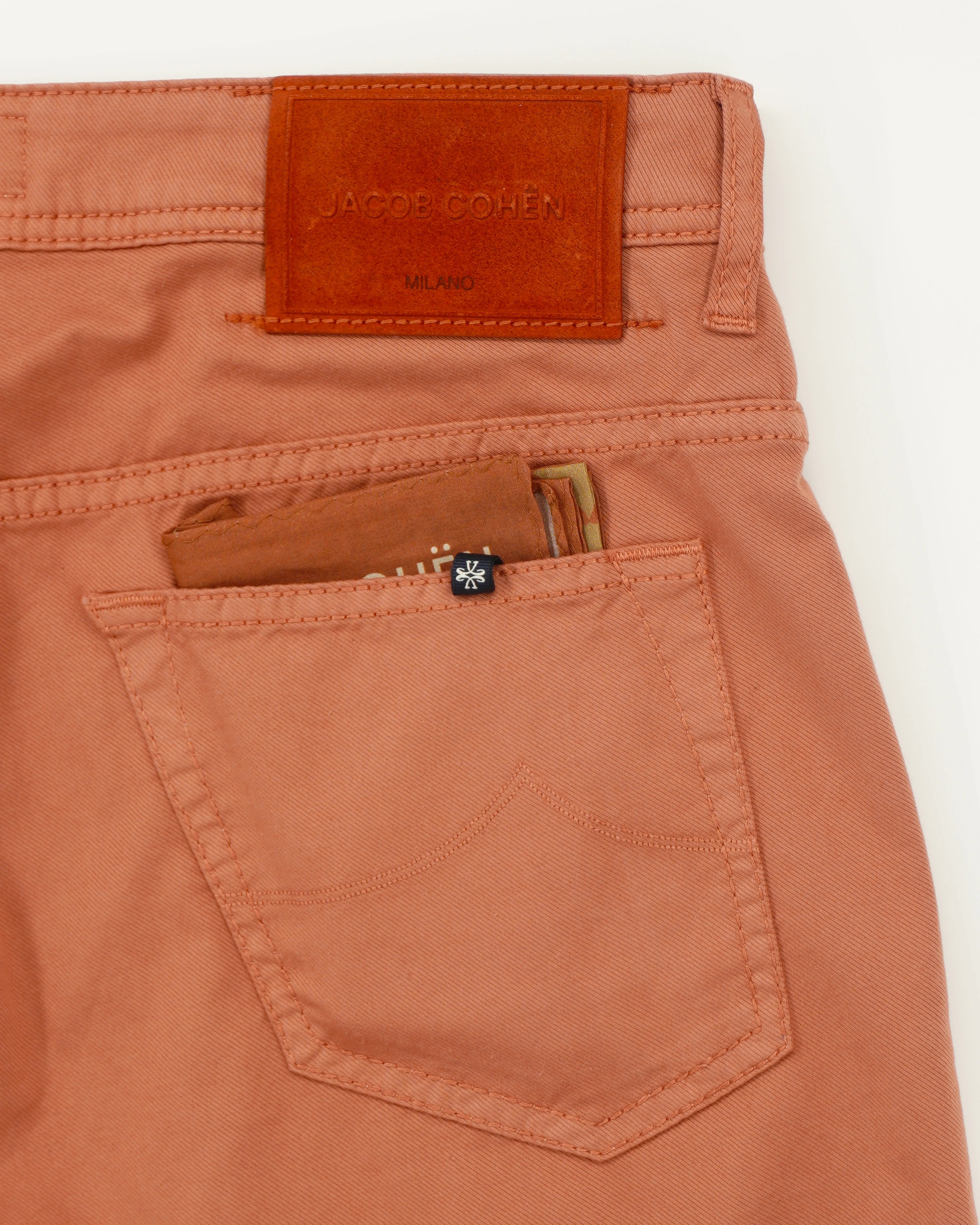 Jacob Cohen Shorts Lou Garment Dyed Terracotta