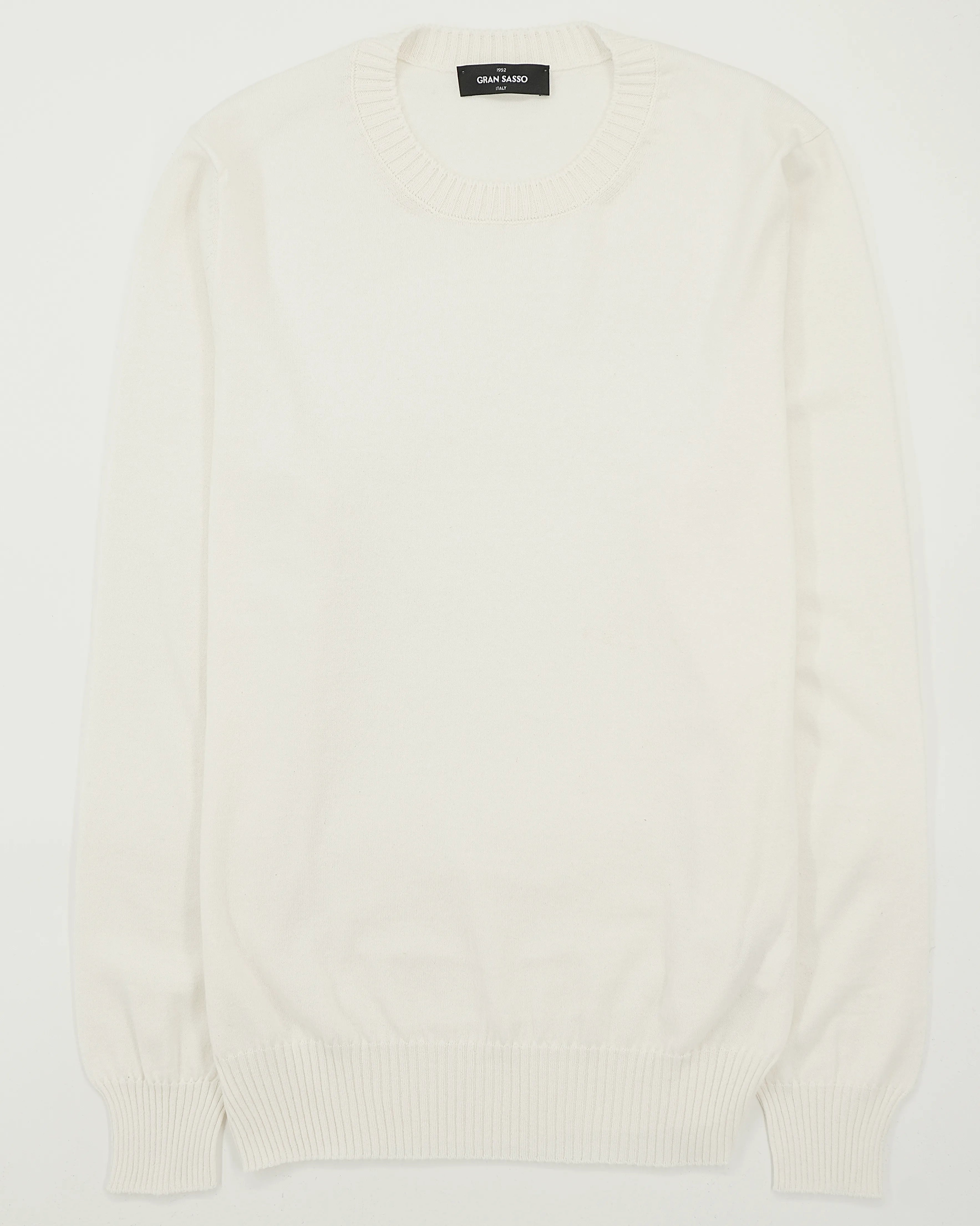 Gran Sasso Pullover Cotton Cashmere White