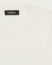 Gran Sasso Pullover Cotton Cashmere White
