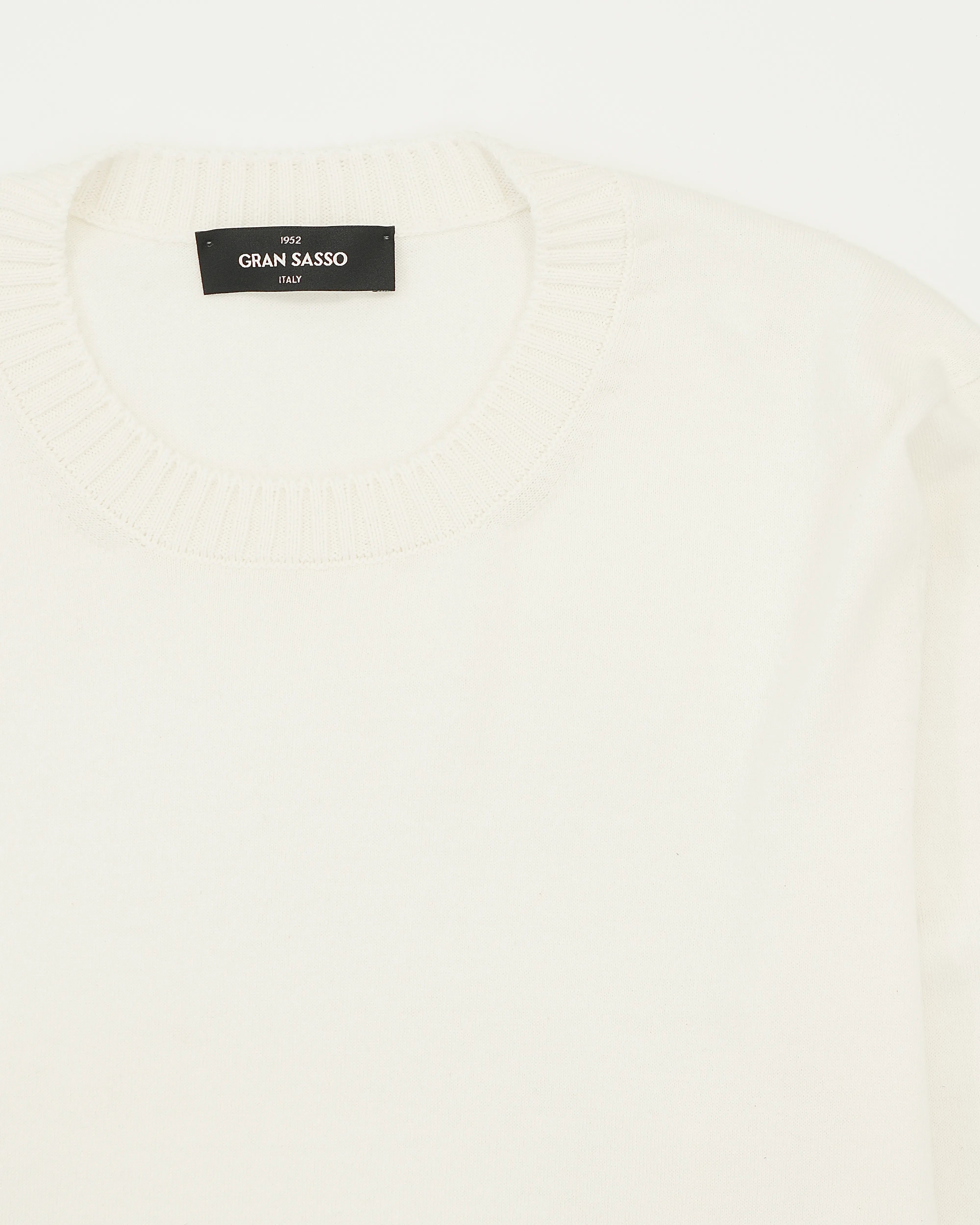 Gran Sasso Pullover Cotton Cashmere White