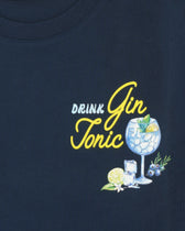 MC2 Saint Barth T-Shirt Gin Tonic Navy