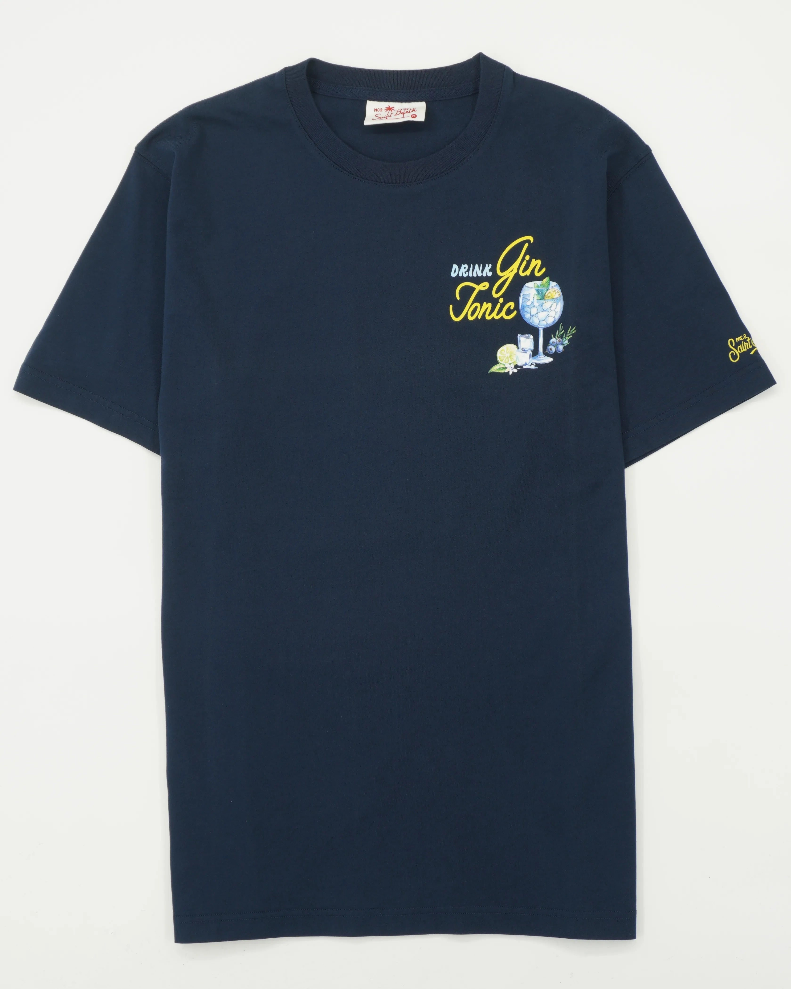 MC2 Saint Barth T-Shirt Gin Tonic Navy