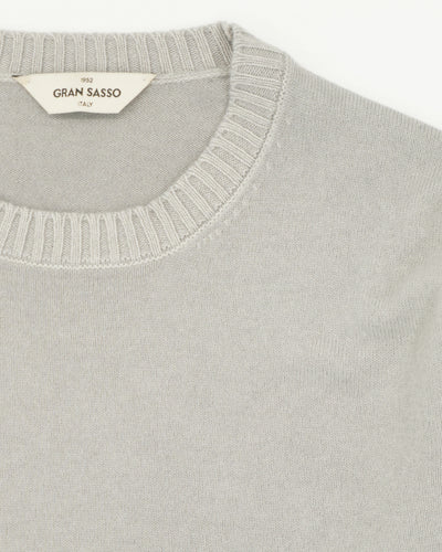 Gran Sasso Pullover Wool Cashmere Light Grey