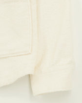 Xacus Overshirt Boucle Cream White