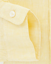 Xacus Shirt Pure Linen Slim Fit Yellow