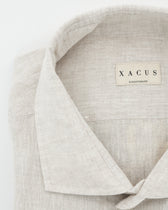 Xacus Shirt Pure Linen Regular Fit Light Beige