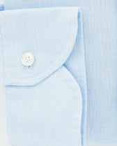 Xacus Shirt Pure Linen Regular Fit Light Blue