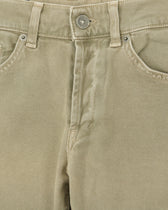 Dondup George Garment Dyed Cotton Stretch Green