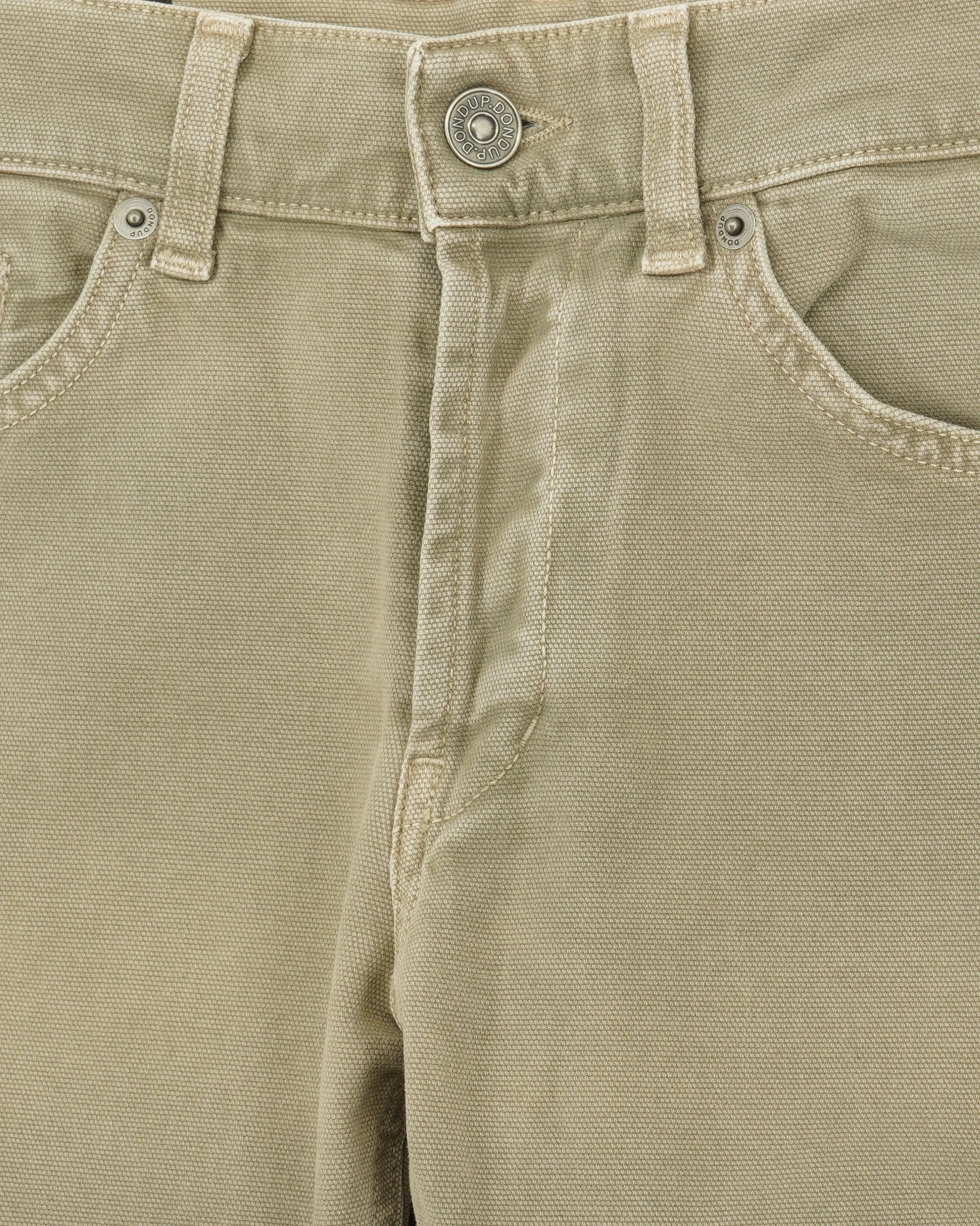 Dondup George Garment Dyed Cotton Stretch Green