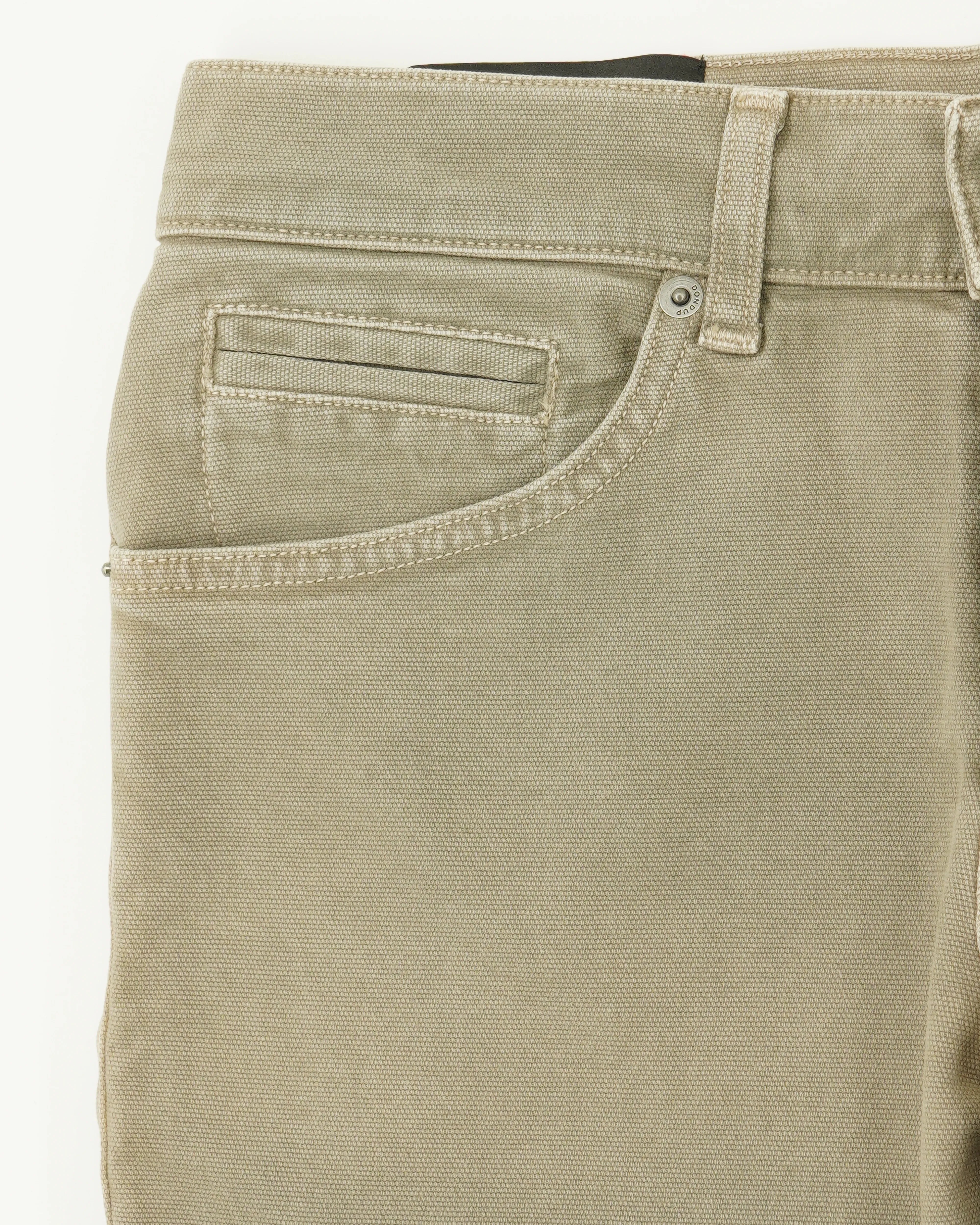 Dondup George Garment Dyed Cotton Stretch Green