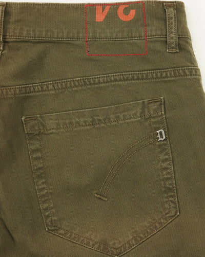 Dondup George Lightweight Cotton Stretch Green