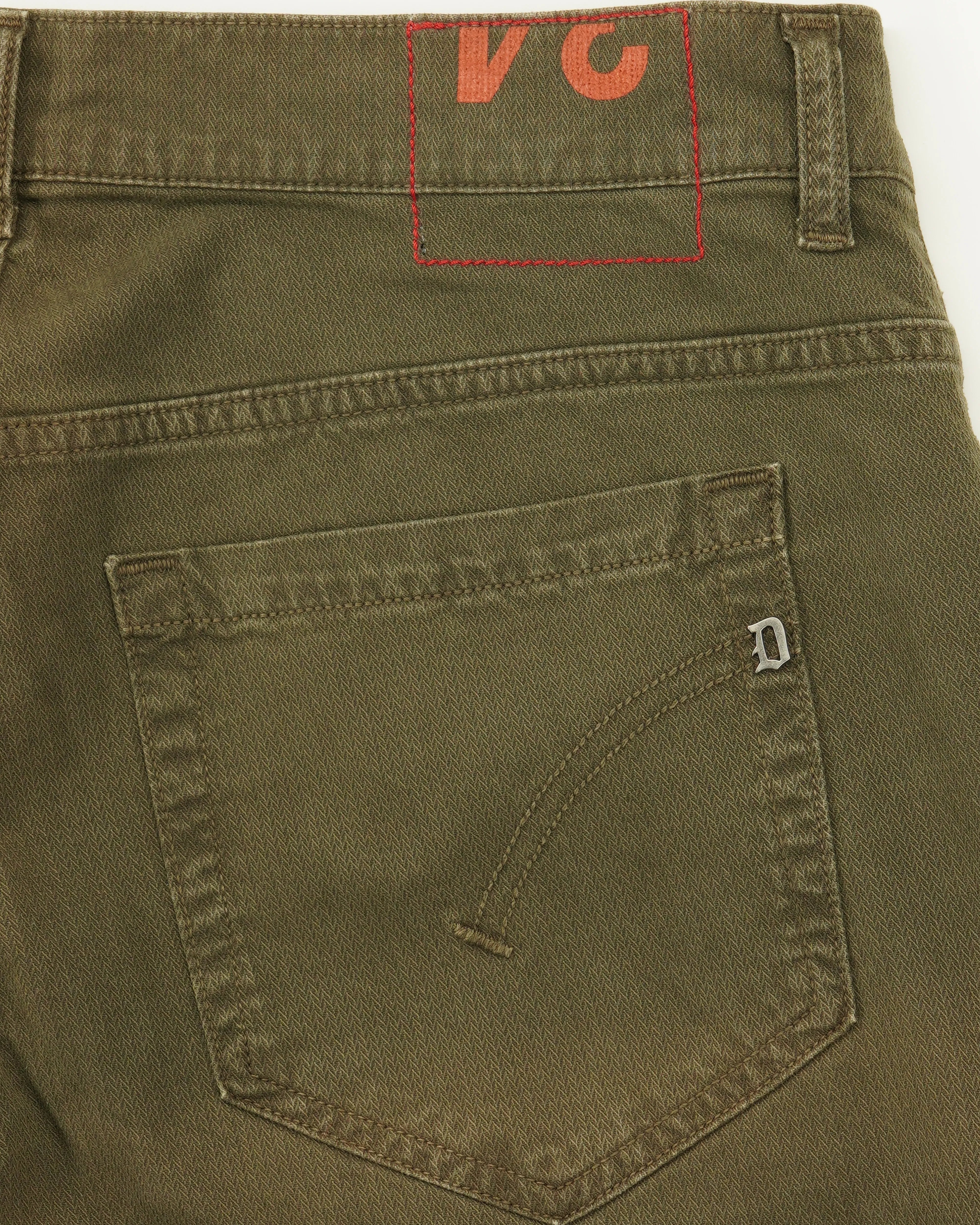 Dondup George Lightweight Cotton Stretch Green