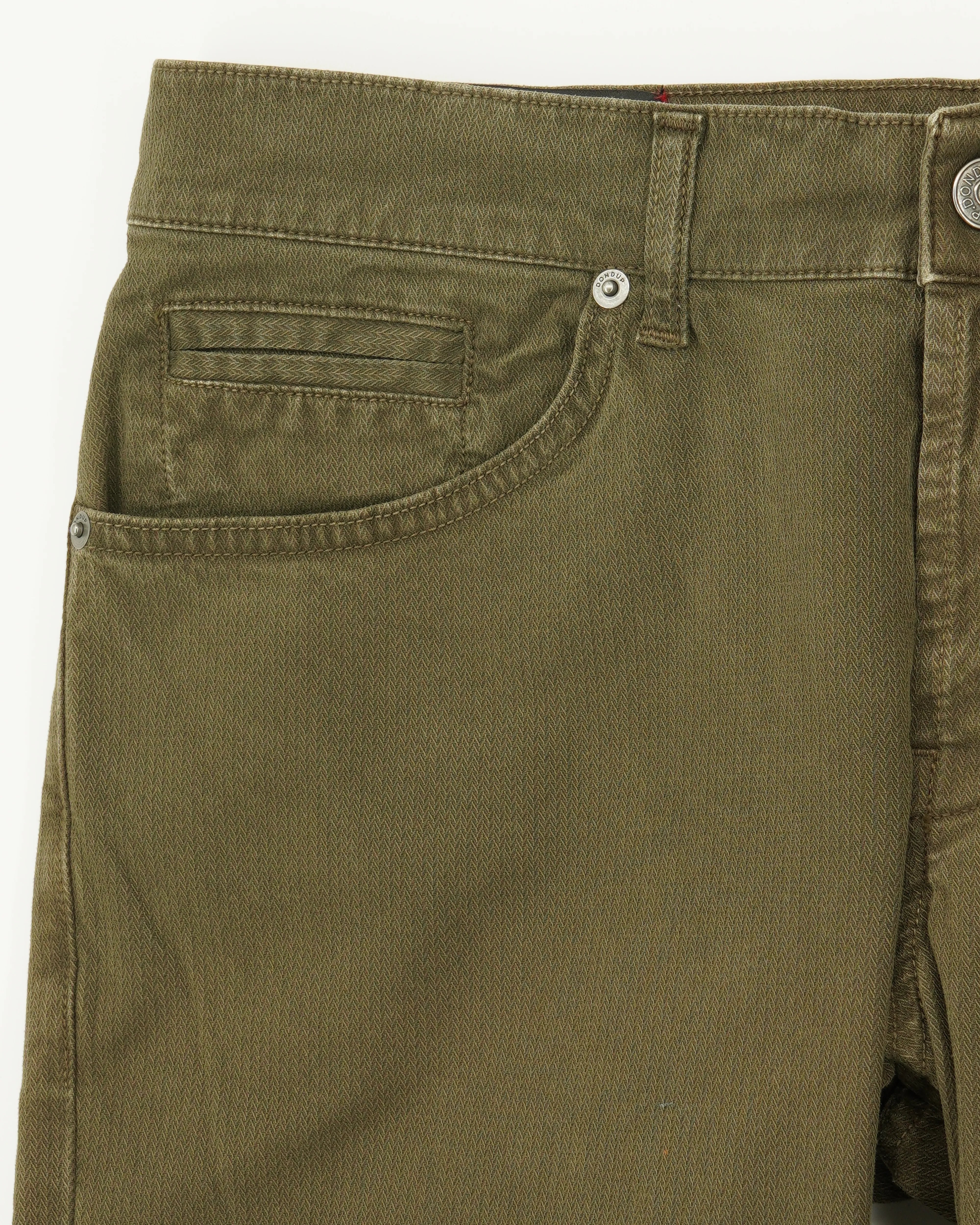 Dondup George Lightweight Cotton Stretch Green