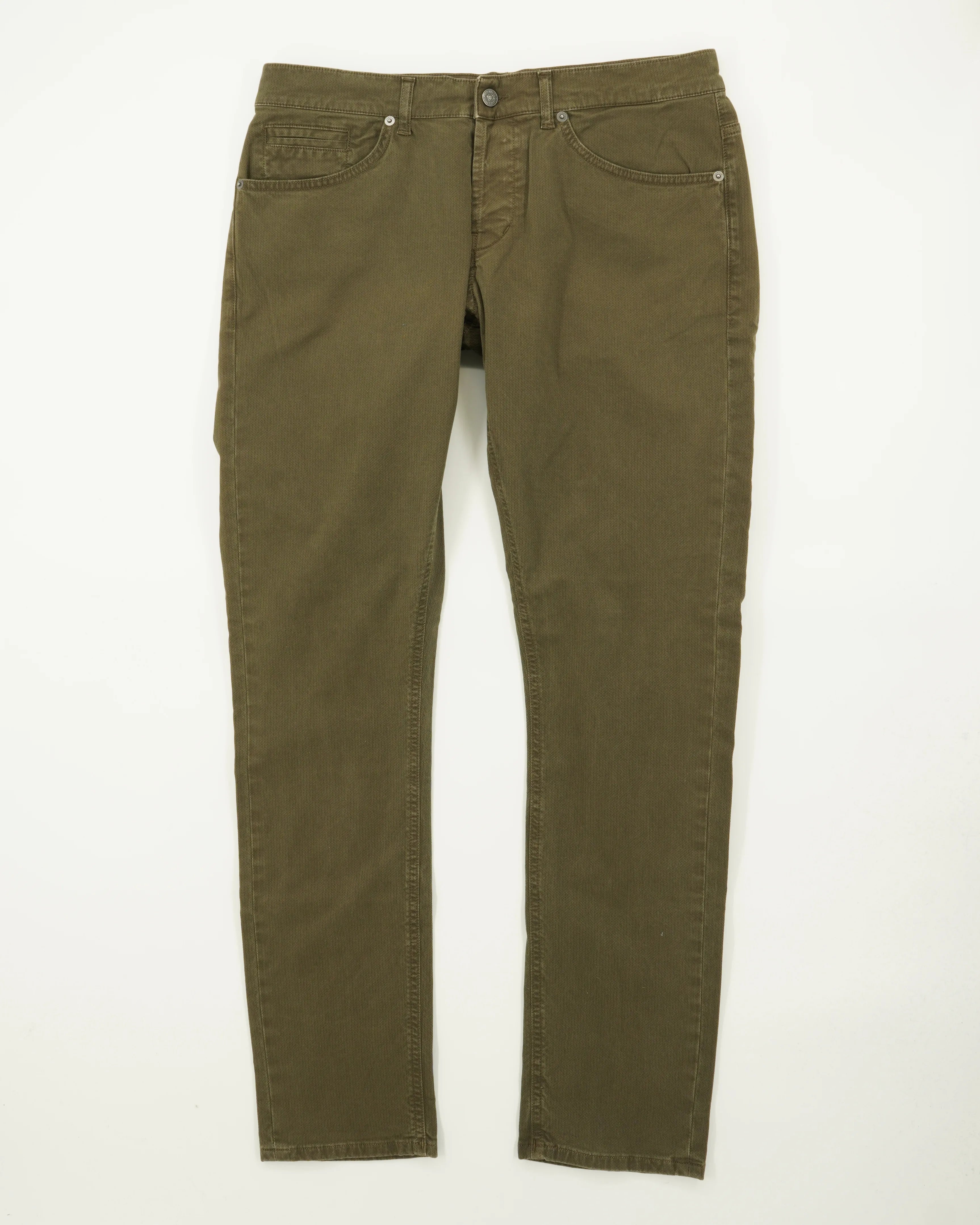 Dondup George Lightweight Cotton Stretch Green