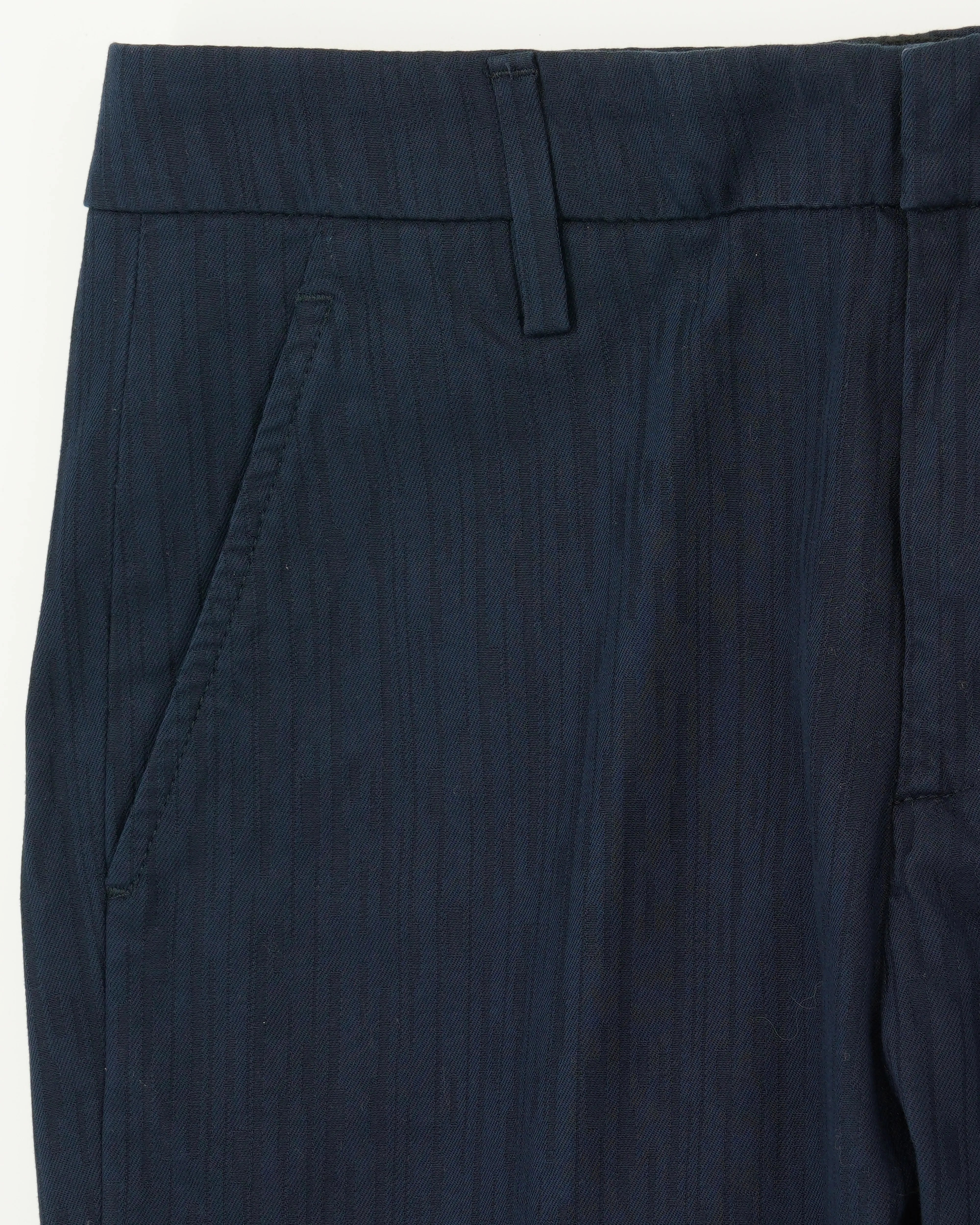 Dondup Gaubert Cotton Stretch Striped Navy